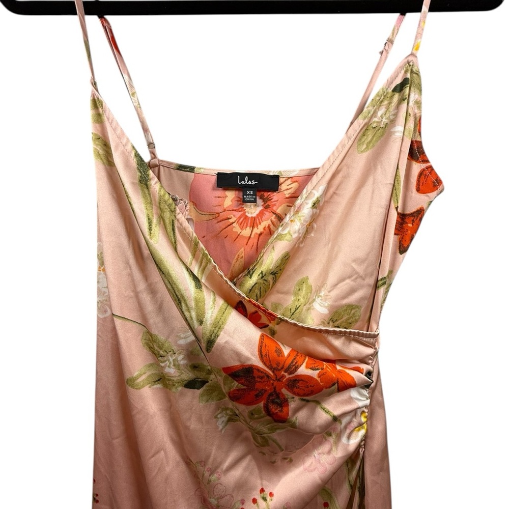 Lulus floral slip dress